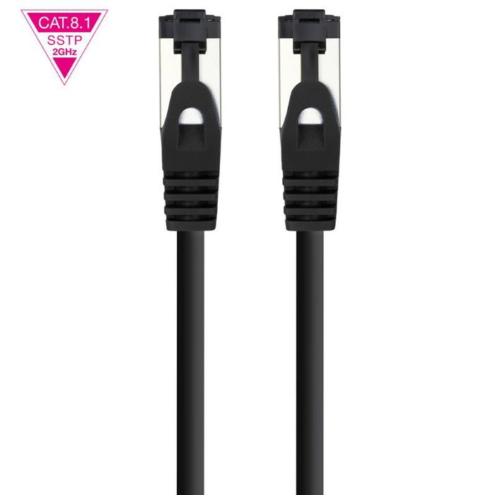 Nanocable Cable de Red Cat.8.1 SSTP AWG26 10m Negro Nanocable Cable de Red Cat.8.1 SSTP AWG26 10m Negro